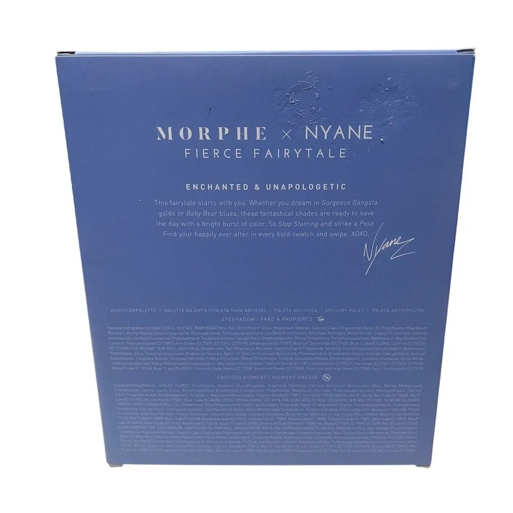 Morphe x Nyane Fierce Fairytale 30 Pan Artistry Eyeshadow Palette New in Box